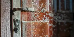 frozen door locks